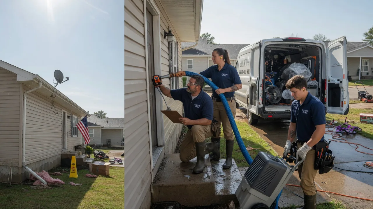 Ceiling Water Damage Restoration in Posen, IL near me